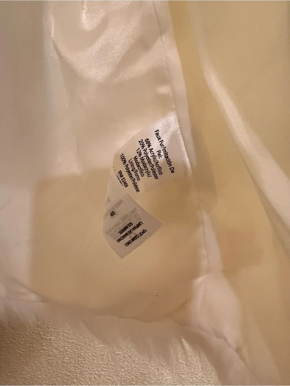 Time and Tru plush faux